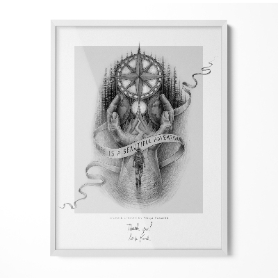 Wit elegante schilderijlijst 60x80 cm