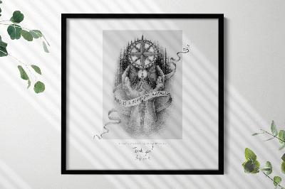 Zwart fotolijst 50x50