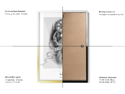 Gouden fotolijst strak design 40x60