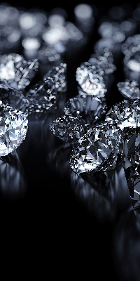 Rolgordijn verduisterend Diamanten