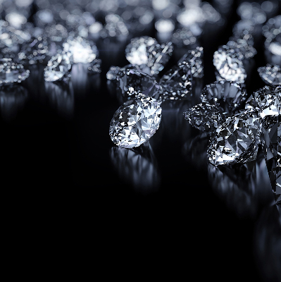 Rolgordijn verduisterend Diamanten