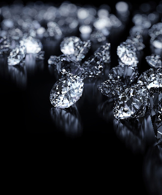 Rolgordijn verduisterend Diamanten