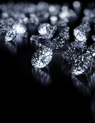 Rolgordijn verduisterend Diamanten