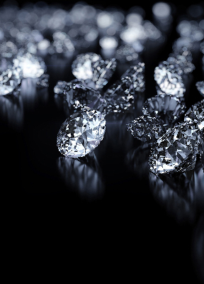 Rolgordijn verduisterend Diamanten