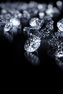 Rolgordijn verduisterend Diamanten