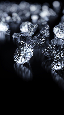 Rolgordijn verduisterend Diamanten