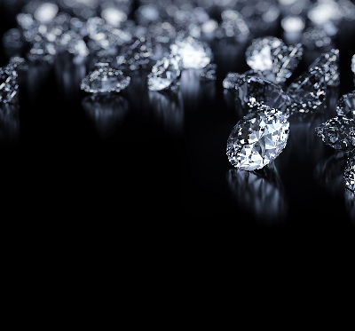 Rolgordijn verduisterend Diamanten