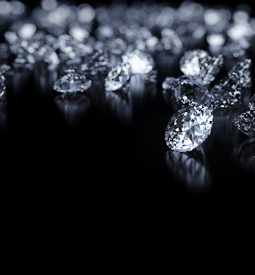 Rolgordijn verduisterend Diamanten