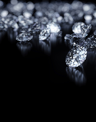 Rolgordijn verduisterend Diamanten