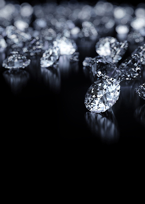 Rolgordijn verduisterend Diamanten