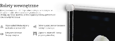 Rolgordijn voor het raam Orchideeën