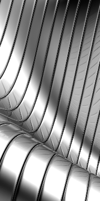 Rolgordijn verduisterend Metaalabstractie