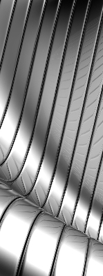 Rolgordijn verduisterend Metaalabstractie