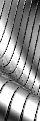 Rolgordijn verduisterend Metaalabstractie