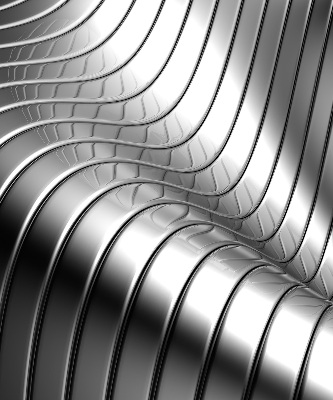 Rolgordijn verduisterend Metaalabstractie