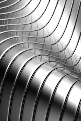 Rolgordijn verduisterend Metaalabstractie