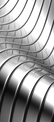 Rolgordijn verduisterend Metaalabstractie