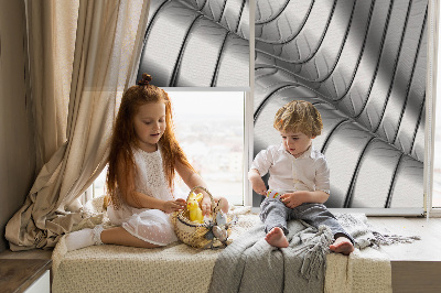 Rolgordijn verduisterend Metaalabstractie