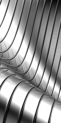 Rolgordijn verduisterend Metaalabstractie