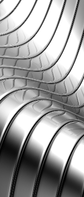 Rolgordijn verduisterend Metaalabstractie