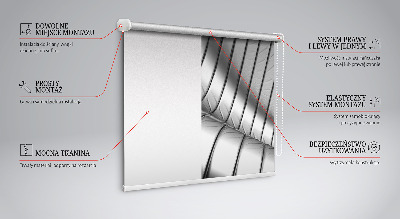 Rolgordijn verduisterend Metaalabstractie