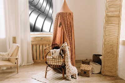 Rolgordijn verduisterend Metaalabstractie