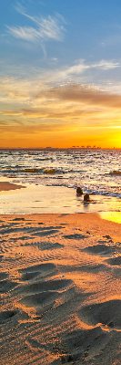 Rolgordijn voor het raam Zonsondergang