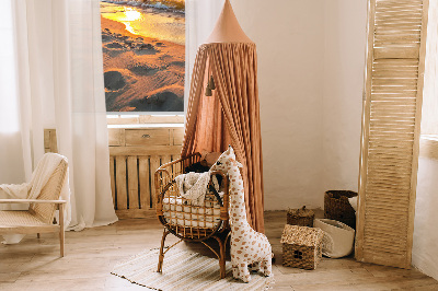 Rolgordijn voor het raam Zonsondergang