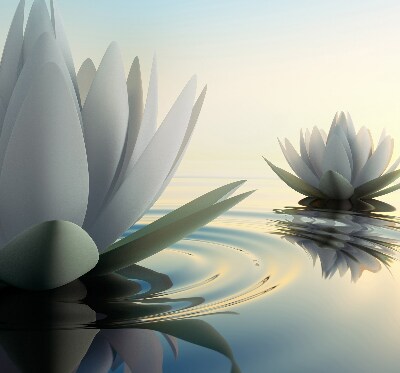 Rolgordijn verduisterend Waterlelies