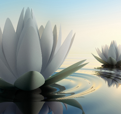 Rolgordijn verduisterend Waterlelies