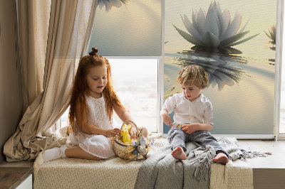 Rolgordijn verduisterend Waterlelies