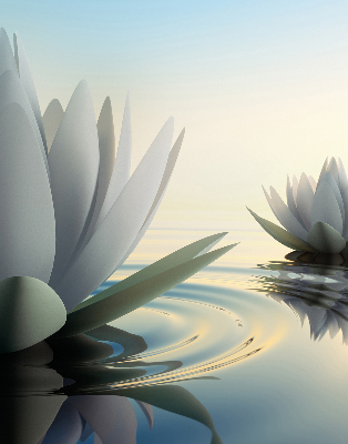 Rolgordijn verduisterend Waterlelies