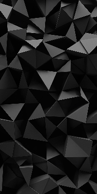 Rolgordijn voor het raam Zwarte origami