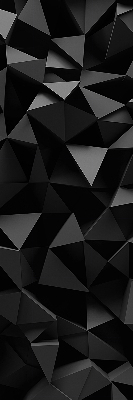 Rolgordijn voor het raam Zwarte origami