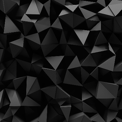 Rolgordijn voor het raam Zwarte origami