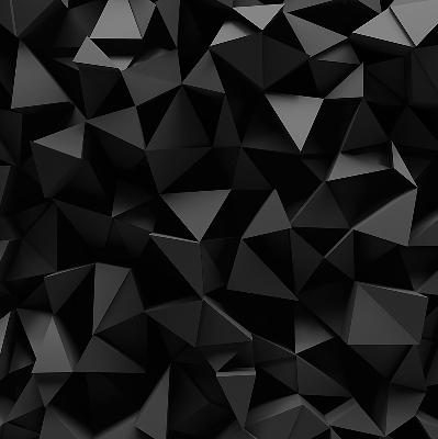 Rolgordijn voor het raam Zwarte origami