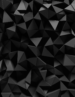 Rolgordijn voor het raam Zwarte origami