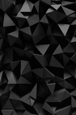 Rolgordijn voor het raam Zwarte origami