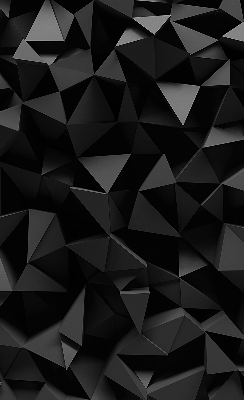 Rolgordijn voor het raam Zwarte origami