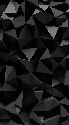 Rolgordijn voor het raam Zwarte origami