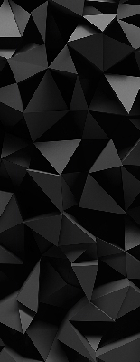 Rolgordijn voor het raam Zwarte origami