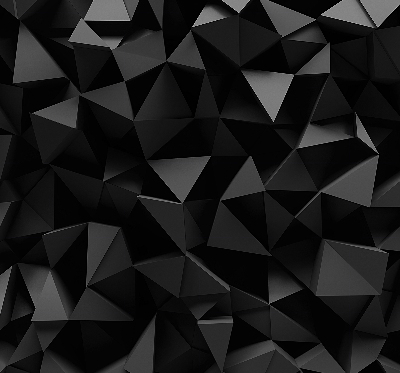 Rolgordijn voor het raam Zwarte origami