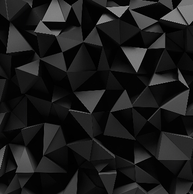 Rolgordijn voor het raam Zwarte origami