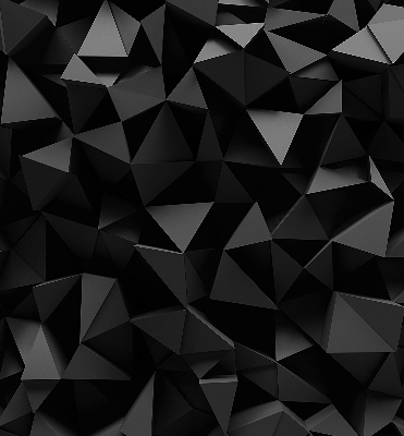 Rolgordijn voor het raam Zwarte origami