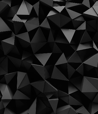 Rolgordijn voor het raam Zwarte origami