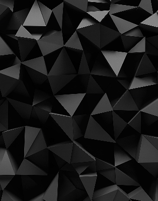 Rolgordijn voor het raam Zwarte origami