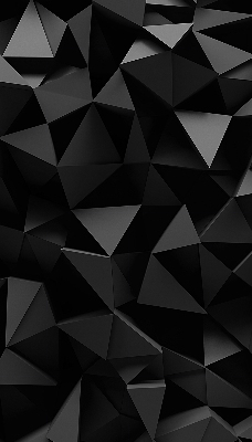 Rolgordijn voor het raam Zwarte origami