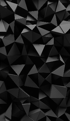 Rolgordijn voor het raam Zwarte origami