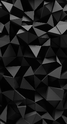 Rolgordijn voor het raam Zwarte origami