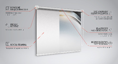 Rolgordijn verduisterend Metaalabstractie